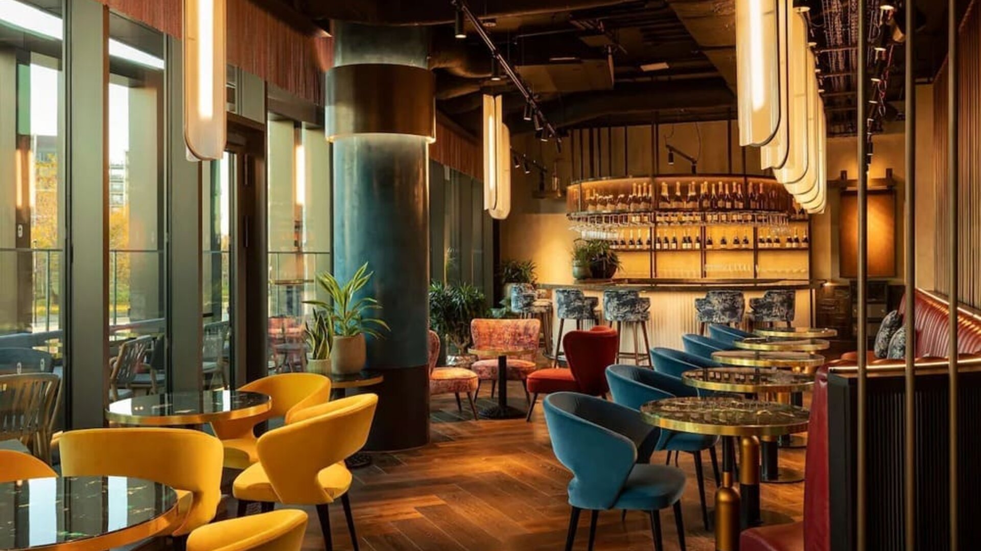 Hotel bar at The Gantry London, Curio Collection By Hilton.