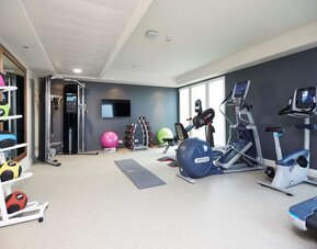 Fitness center available at DoubleTree By Hilton London Excel.
