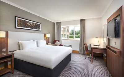 Day use room with work desk at DoubleTree By Hilton Coventry.