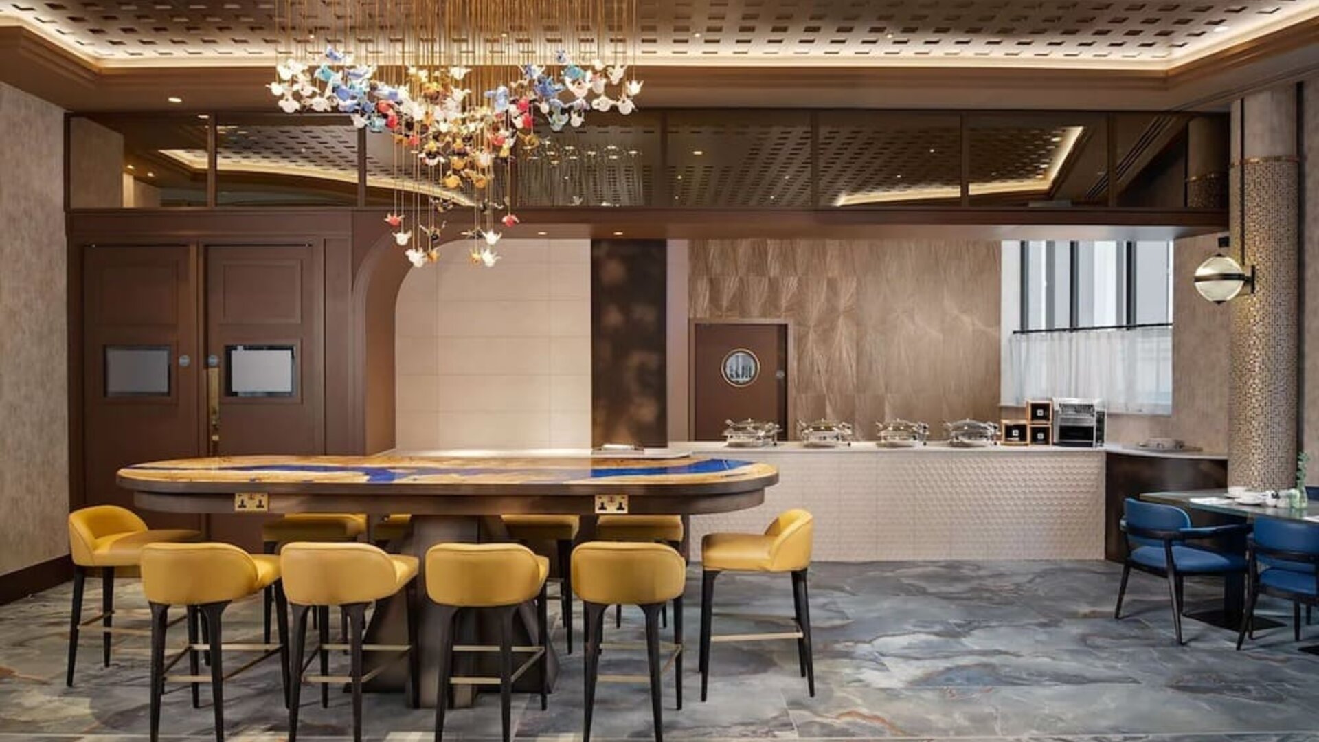 Dining area perfect for coworking at Lost Property St. Paul's London, Curio Collection By Hilton.