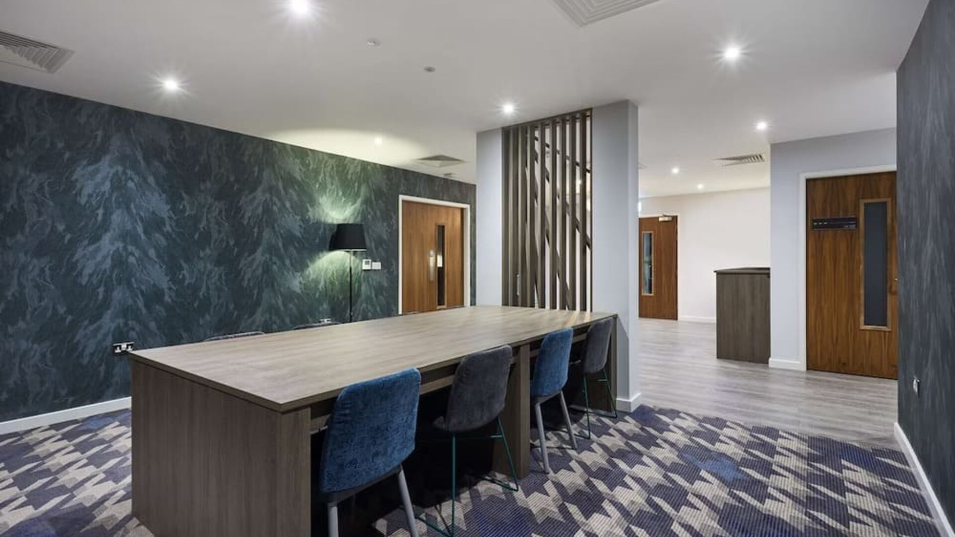 Business center available at Hampton By Hilton Humberside Airport.