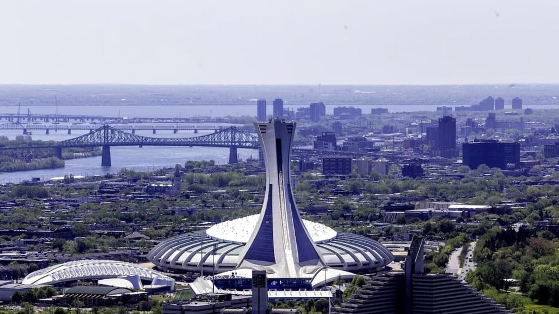Hotel landmark at Hilton Garden Inn Montreal Midtown.
