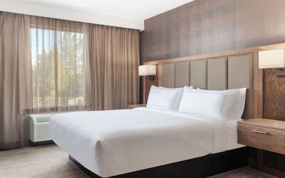 Bright and spacious day use room at DoubleTree By Hilton Kitchener.
