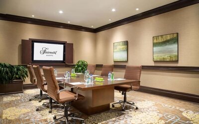 Professional meeting room at Fairmont Winnipeg.