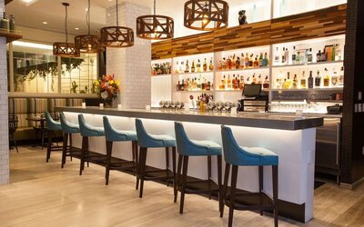 Hotel bar at Innside By Melia New York Nomad.