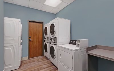 Laundry room at Holiday Inn Express Kingston West.