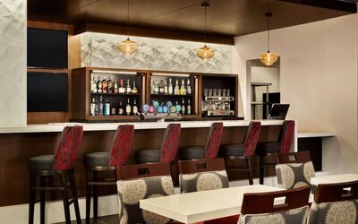 Hotel bar at DoubleTree By Hilton Hotel Toronto Airport West.