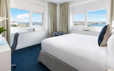 Day use room with natural light at YVE Hotel Miami.