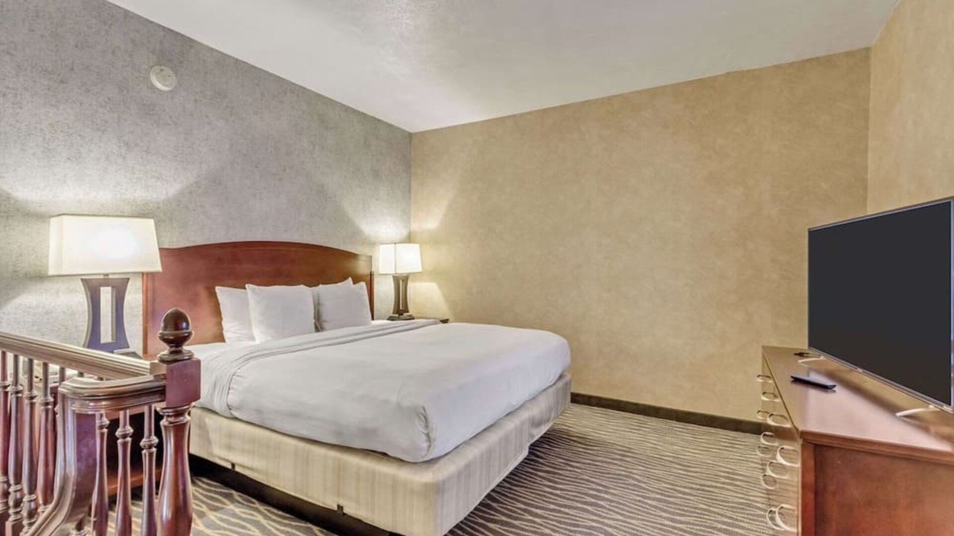 Day use room in upper floor at Radisson Hotel Salt Lake City Airport.