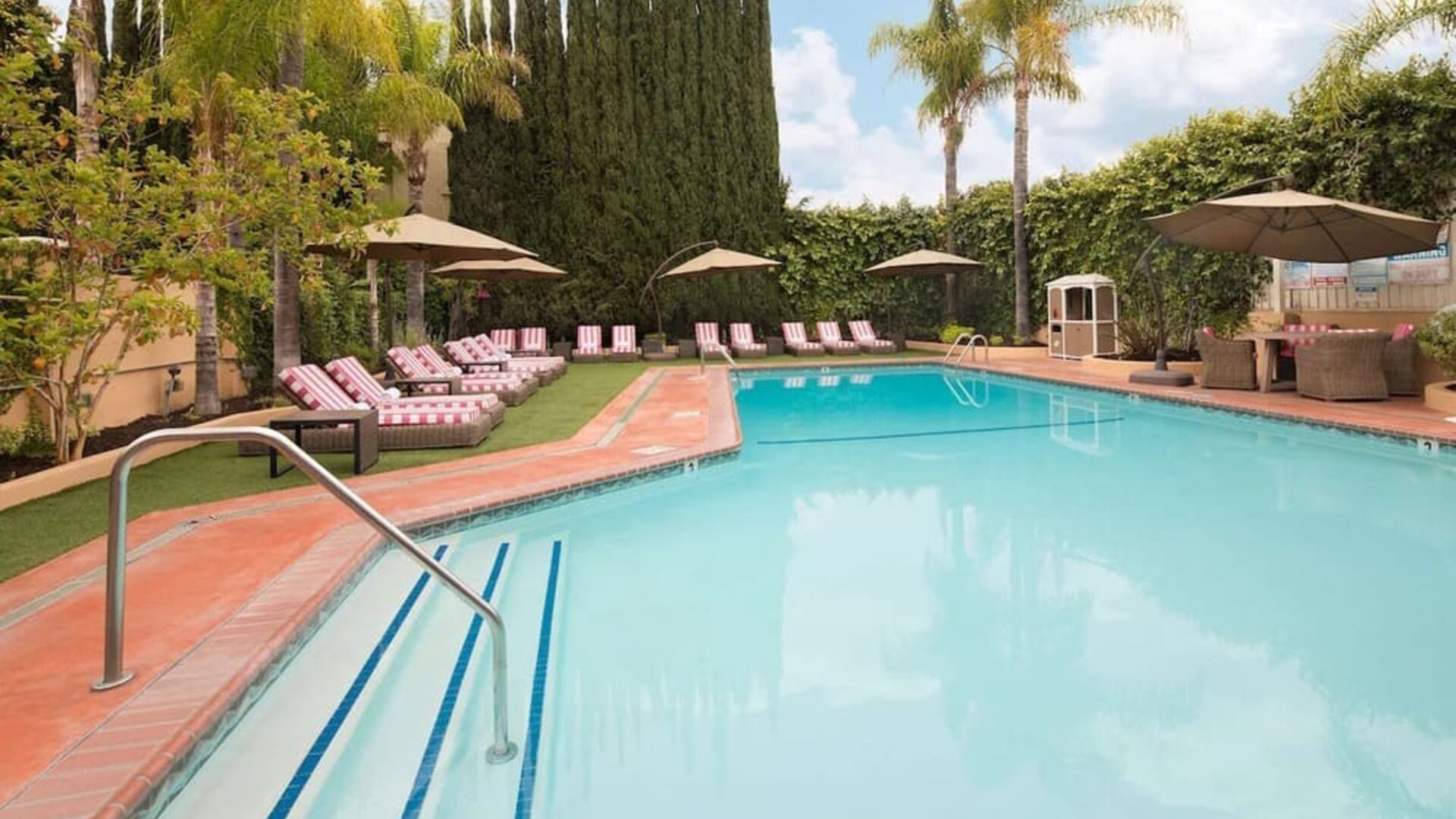 Refreshing outdoor pool at Hollywood Hotel.