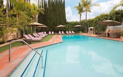 Refreshing outdoor pool at Hollywood Hotel.
