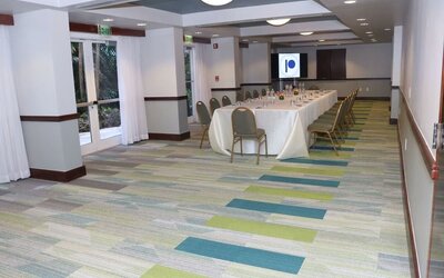 Meeting room at The Mutiny Hotel.