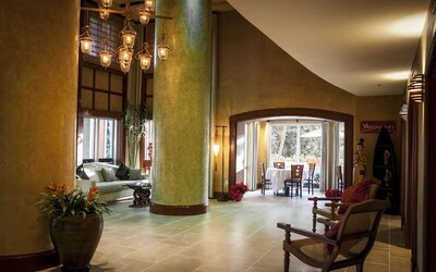 Lobby area at The Mutiny Hotel.