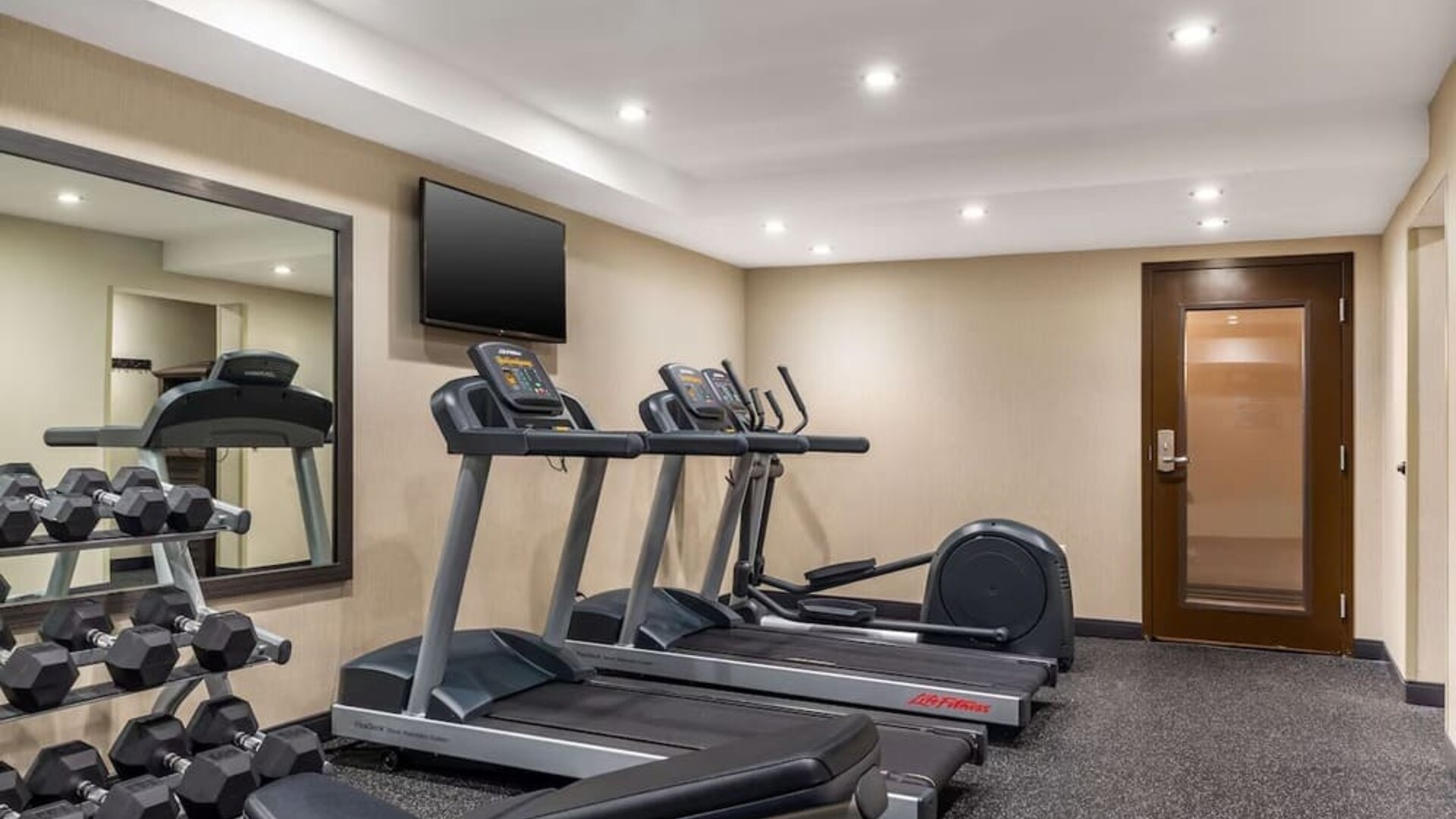 Fitness center available at Best Western Braintree.
