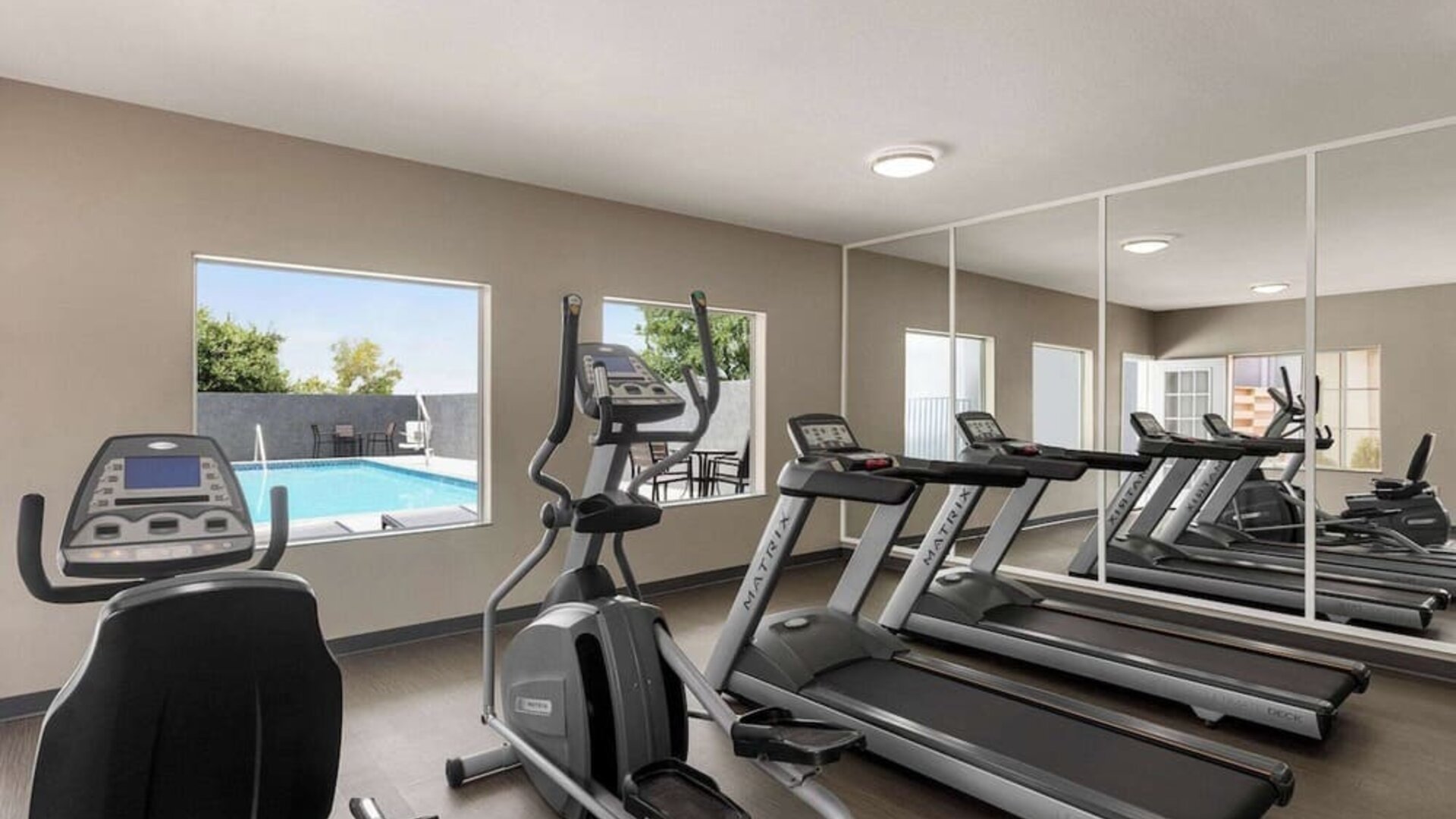 Fitness center available at La Quinta Inn & Suites - North Stone Oak.