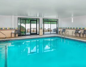 Refreshing indoor pool at Courtyard Boston Marlborough.