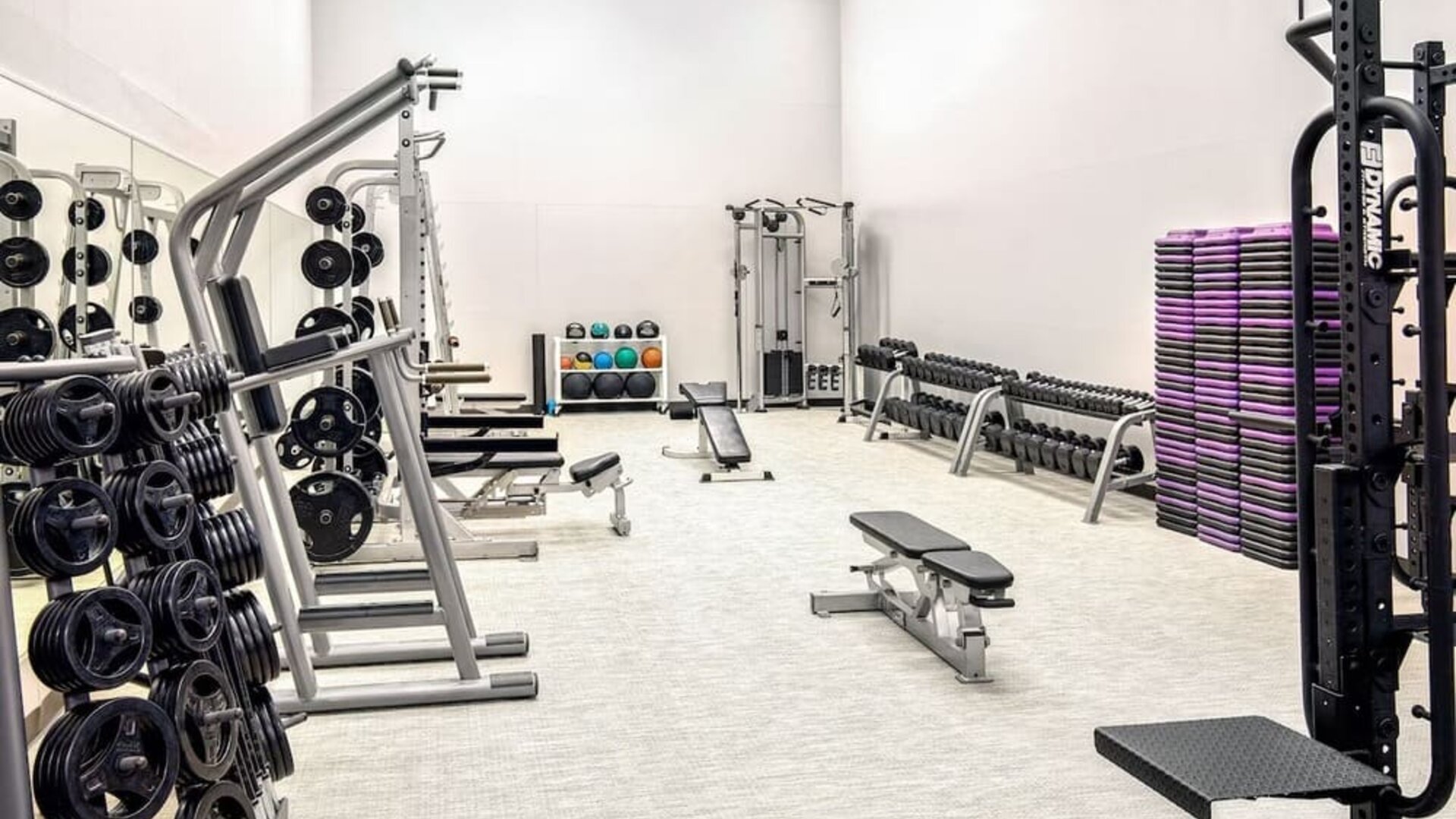 Fitness facility available  at Courtyard Boston Marlborough.