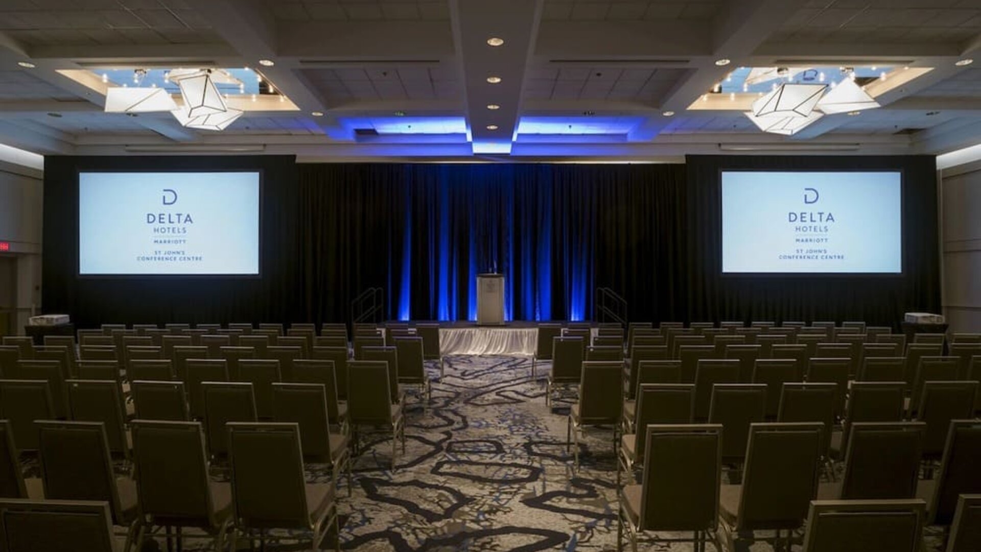 Conference room at Delta St. John's Hotel & Conference Center.