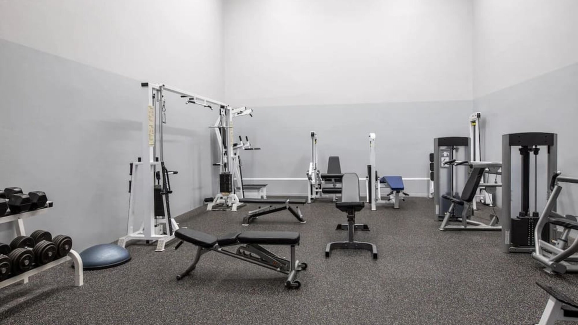 Fully equipped fitness center at Delta St. John's Hotel & Conference Center.