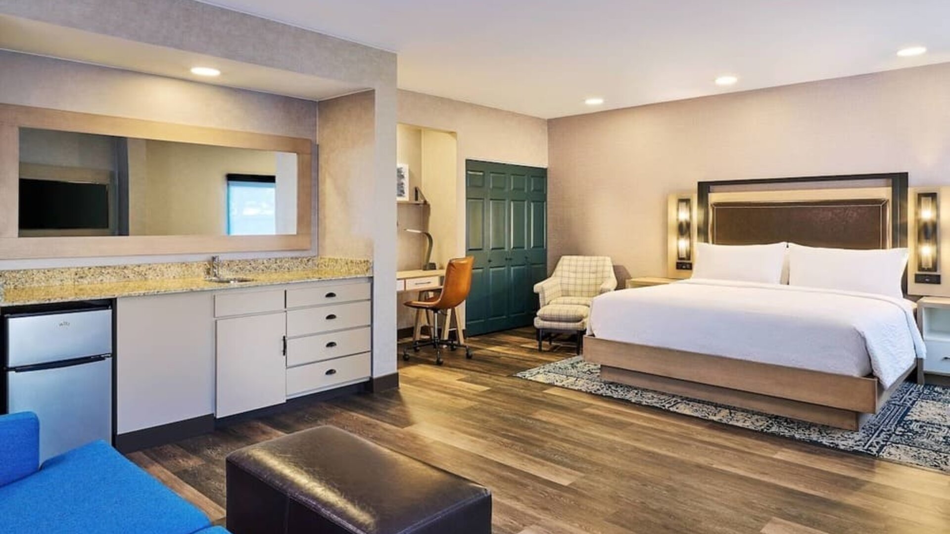Spacious day use room at Four Points By Sheraton Salt Lake City Airport.