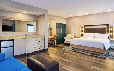 Spacious day use room at Four Points By Sheraton Salt Lake City Airport.