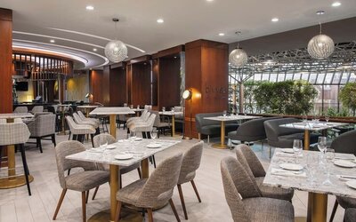 Dining area at Sheraton Hotel Newfoundland.
