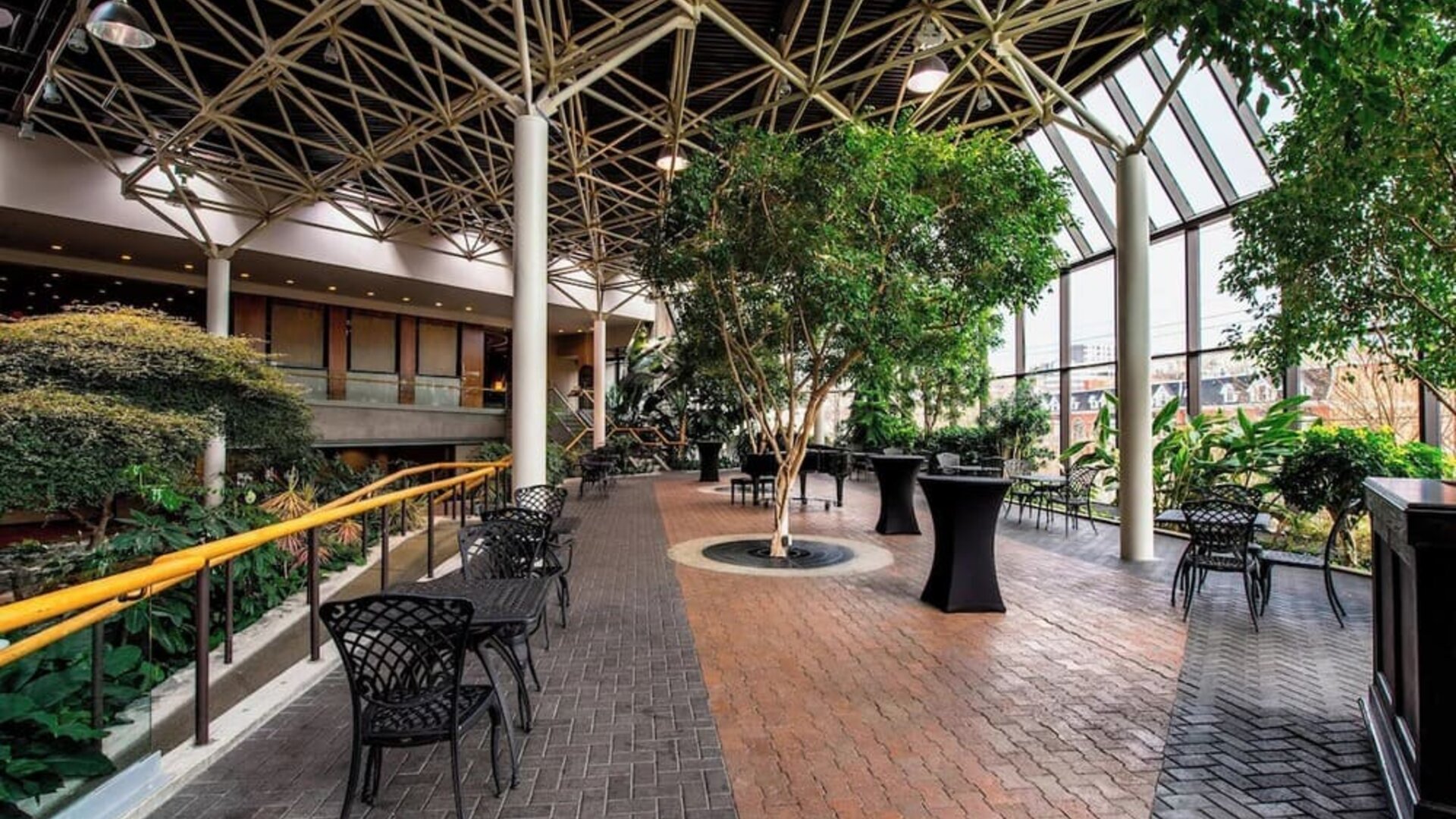 Beautiful lounge area at Sheraton Hotel Newfoundland.