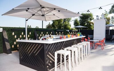 Poolside bar at Le Parc At Melrose.