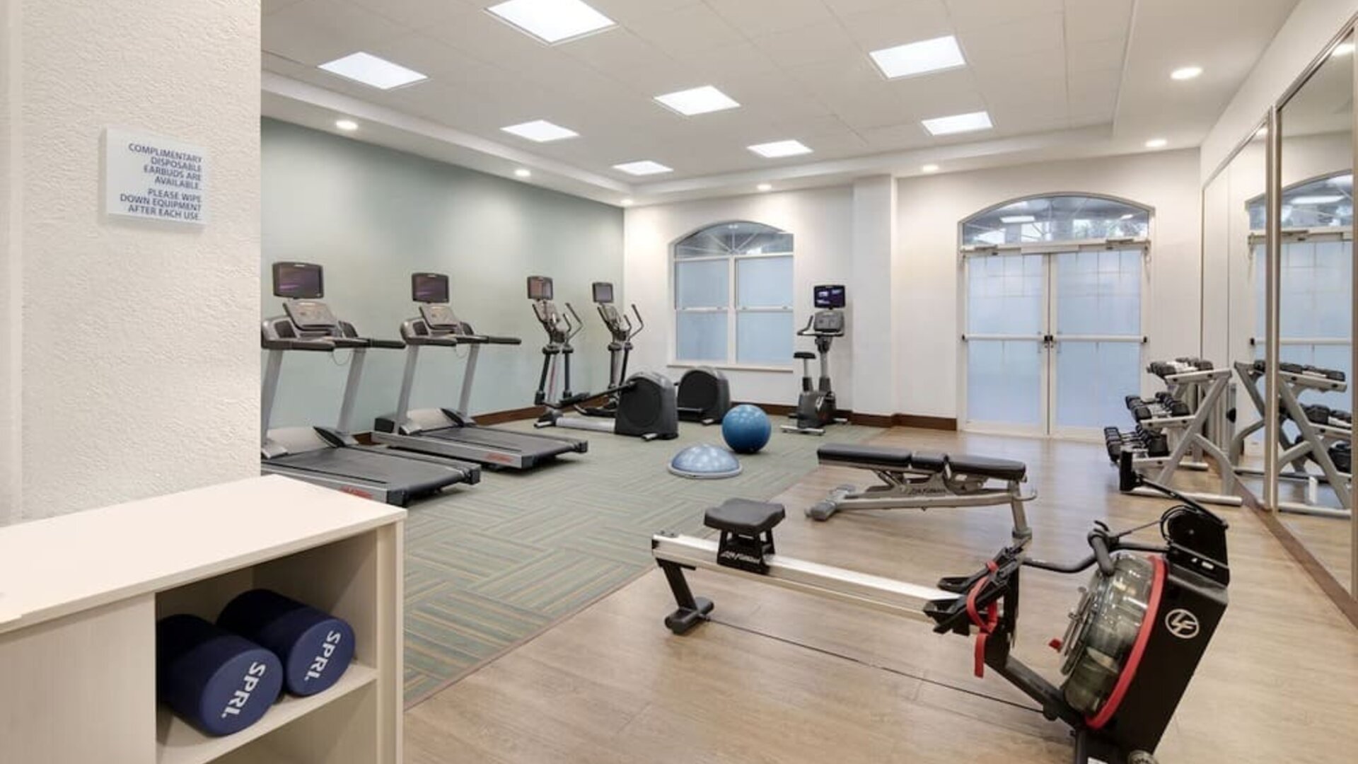 Fitness center at Holiday Inn Express & Suites S Lake Buena Vista.