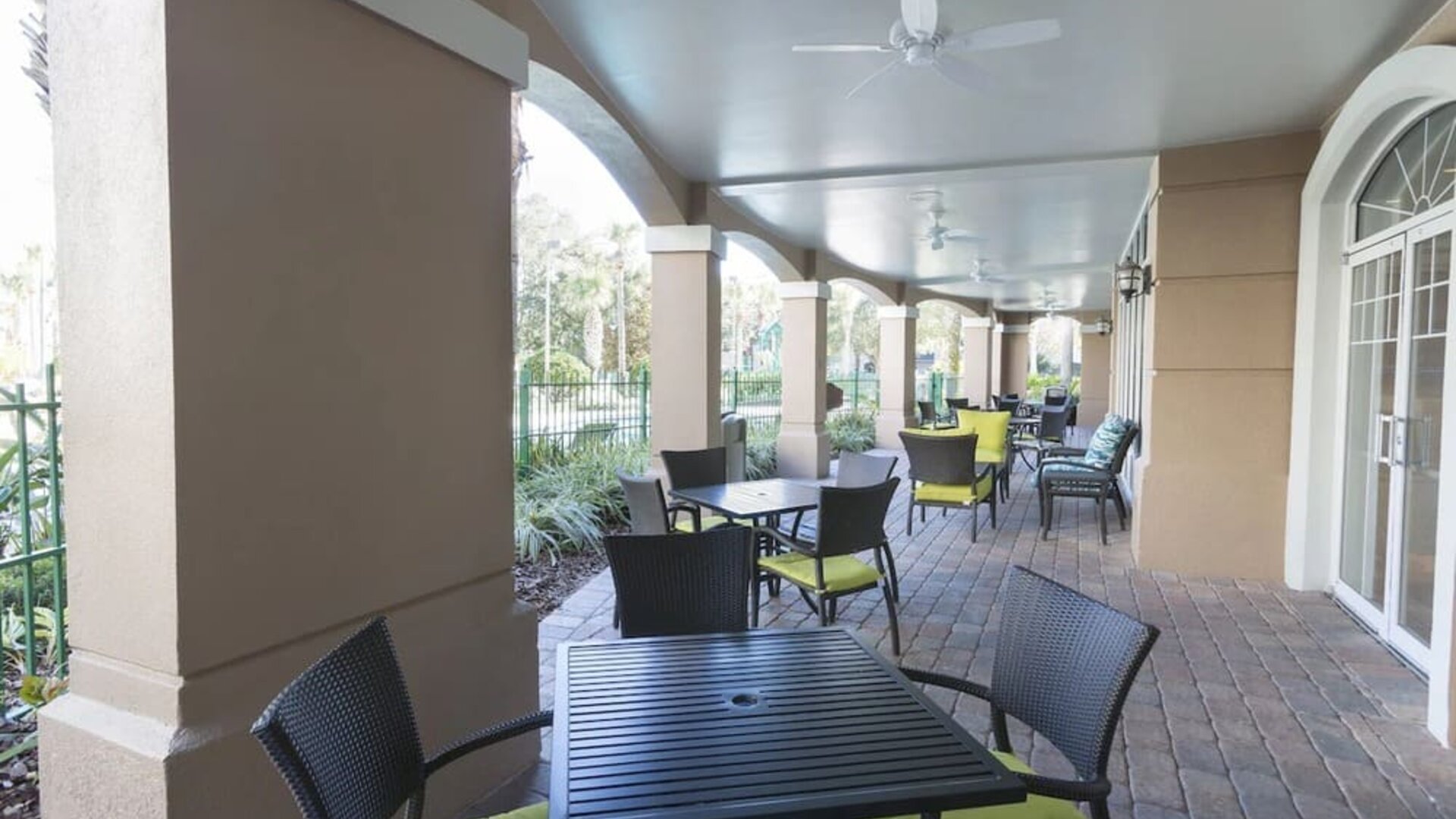 Veranda at Holiday Inn Express & Suites S Lake Buena Vista.