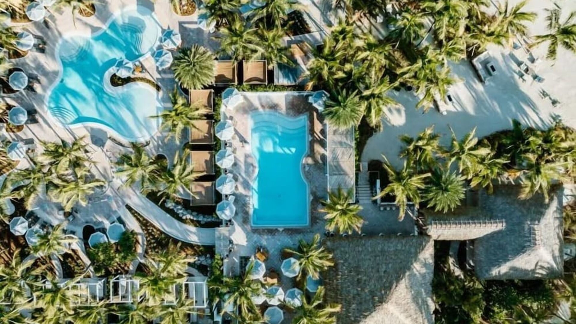 Outdoor pools at Islander Resort Oceanside.