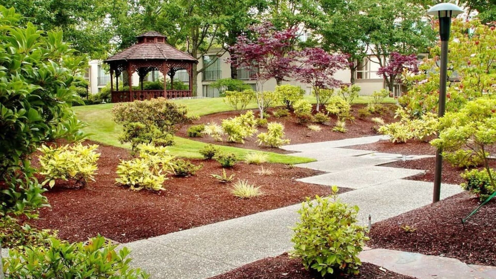 Garden at Hilton Seattle Airport & Conference Center.