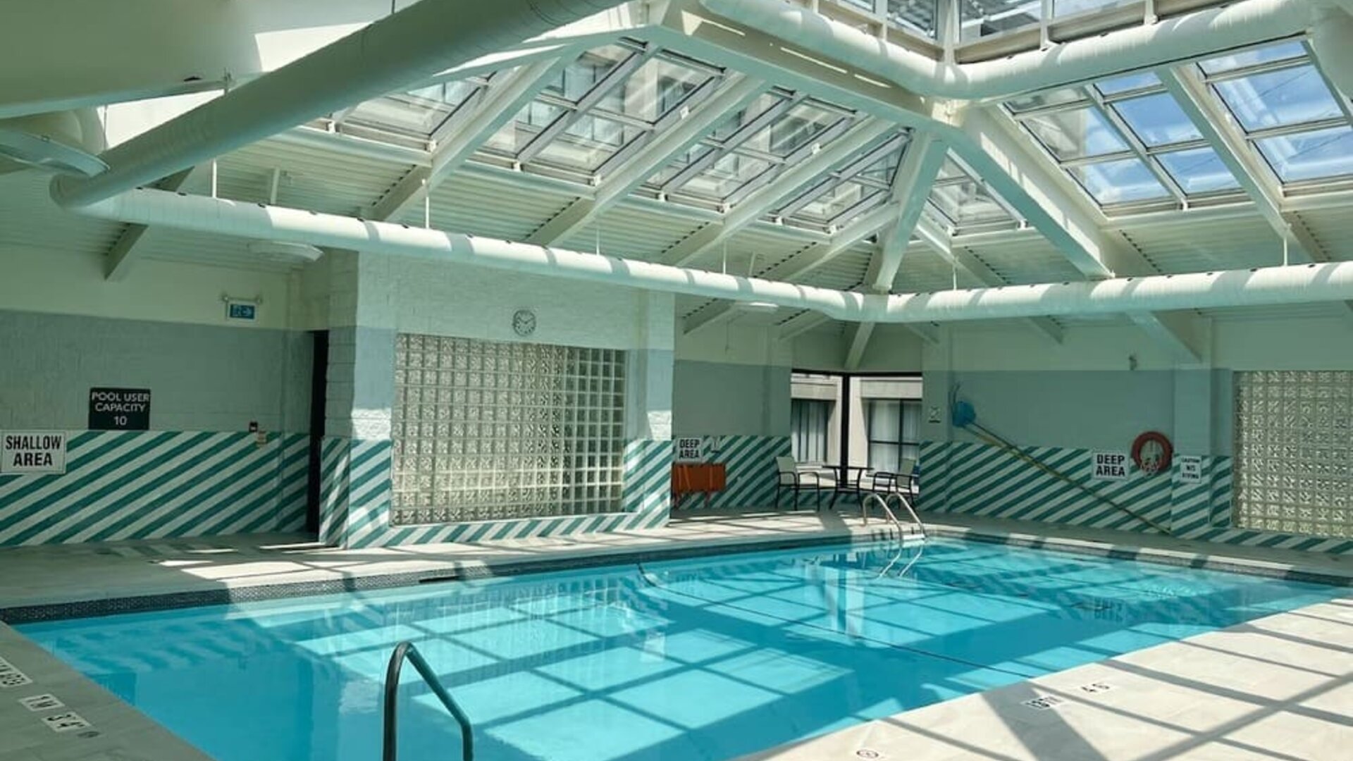 Relaxing indoor pool at Holiday Inn Toronto Airport East.