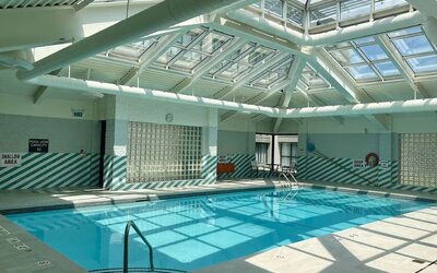 Relaxing indoor pool at Holiday Inn Toronto Airport East.