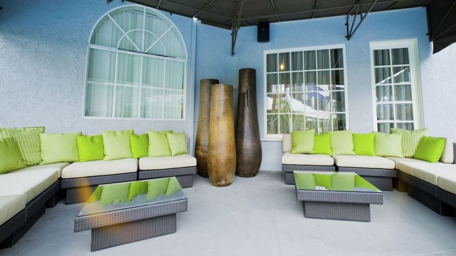 Veranda at Hotel Current.