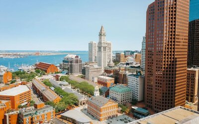 View from The Bostonian Boston, A Millennium Hotel.