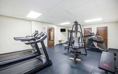 Fitness center available at Hawthorn Suites By Wyndham El Paso Airport.