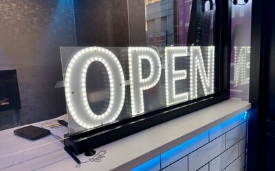 Hotel Reception area at Rose Hotel, Bronx.