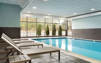 Refreshing indoor pool at Radisson Akron/Fairlawn.