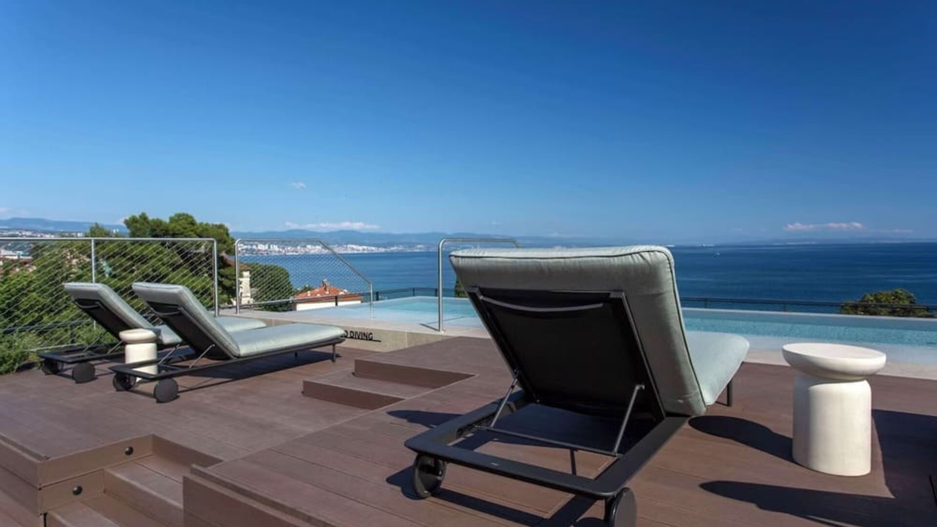 Sea views at Keight Hotel Opatija.
