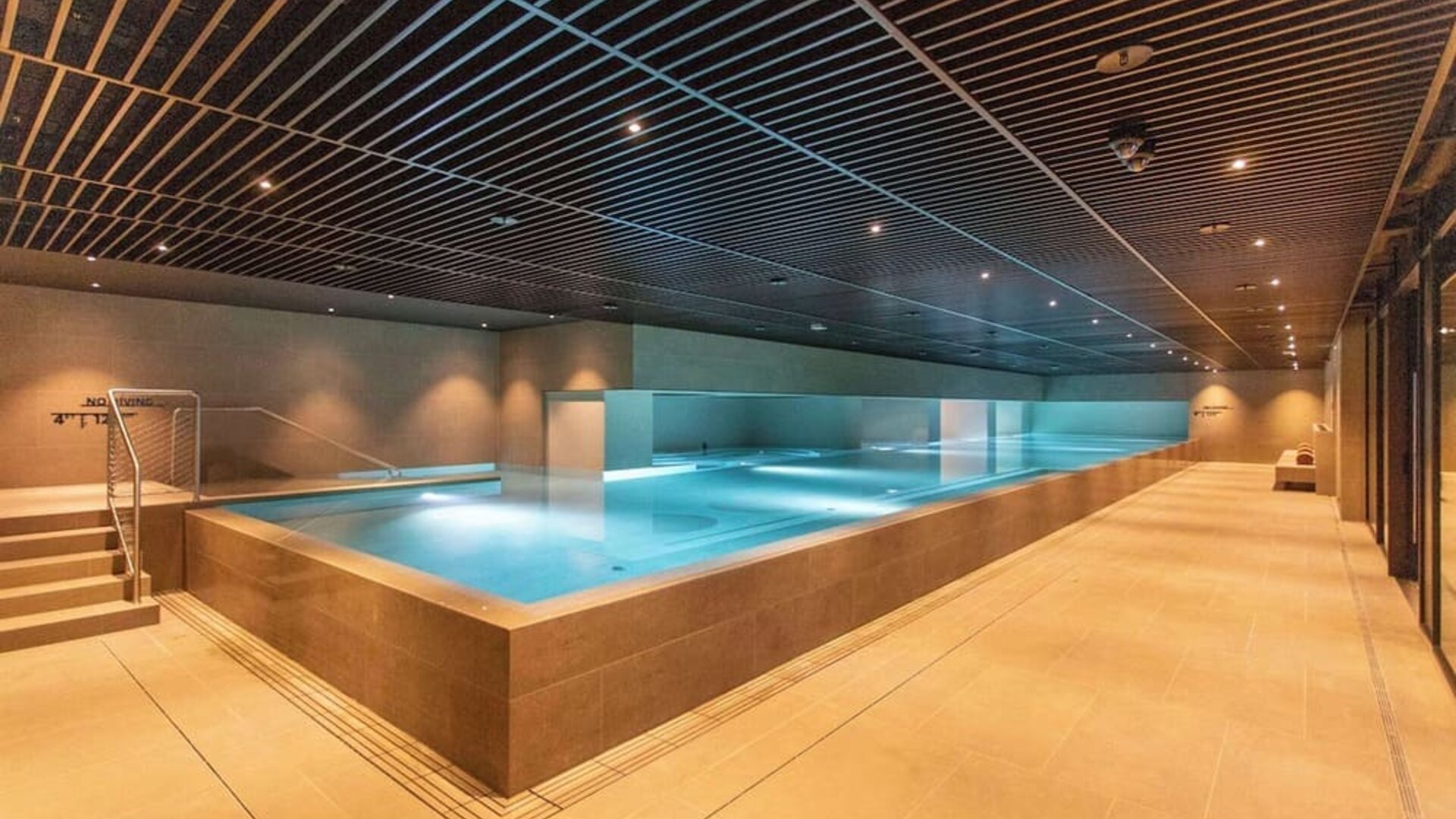 Indoor pool and spa area at Keight Hotel Opatija.