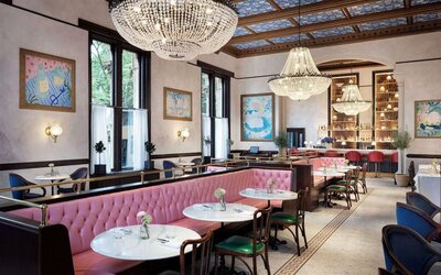 Dining room at The Randolph Hotel Oxford.