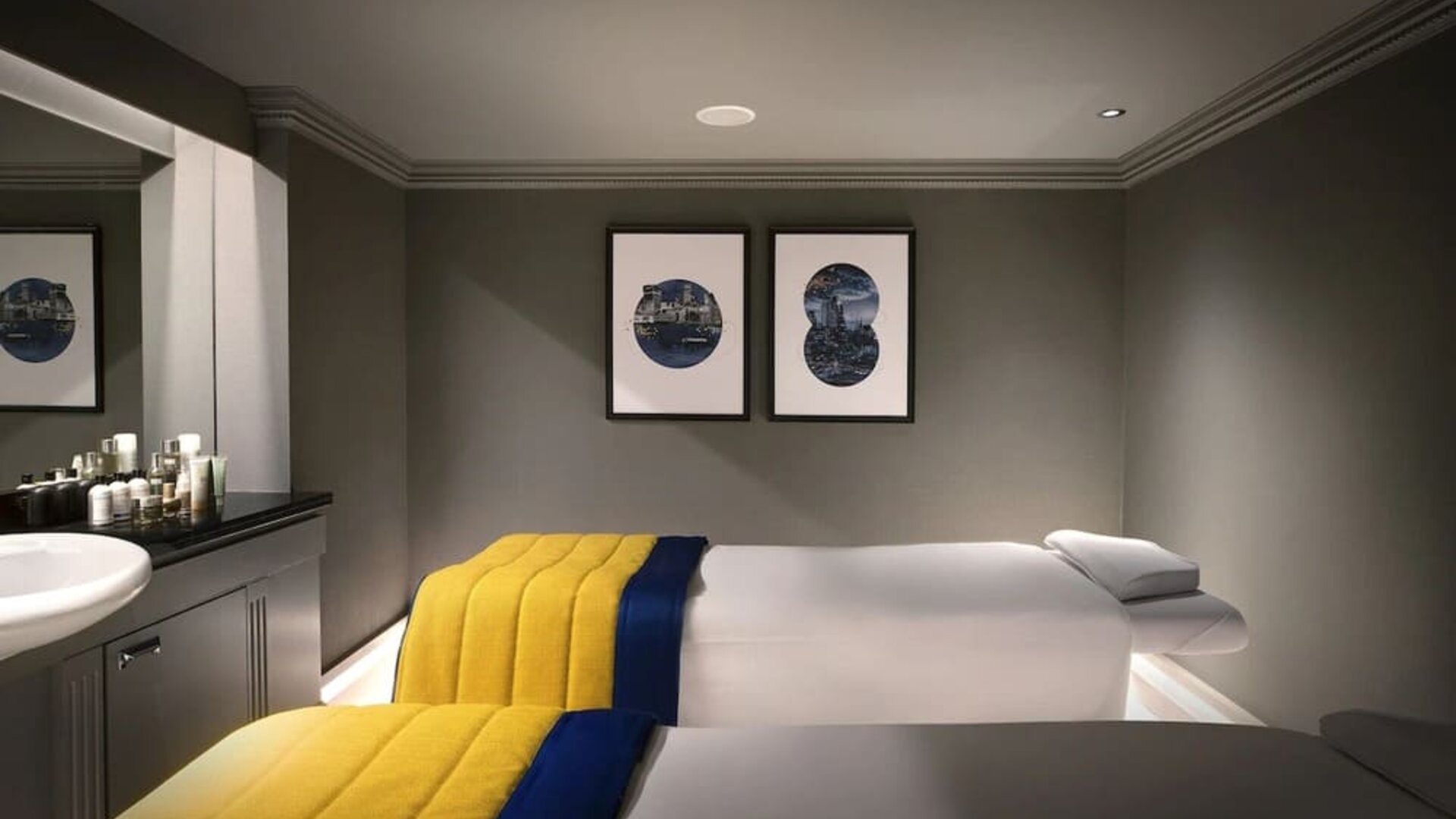 Spa treatments at Leonardo Royal Hotel London City.