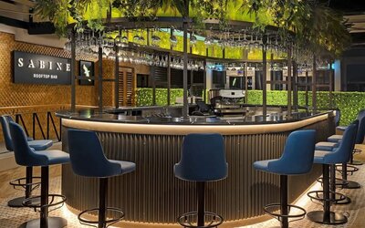 Rooftop bar at Leonardo Royal St Paul's Hotel.