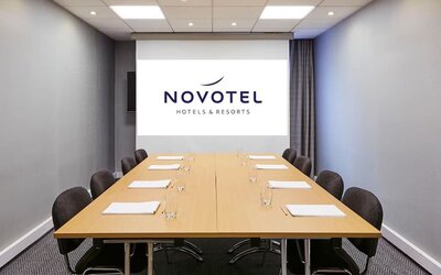 Professional meeting room at Novotel Manchester West.