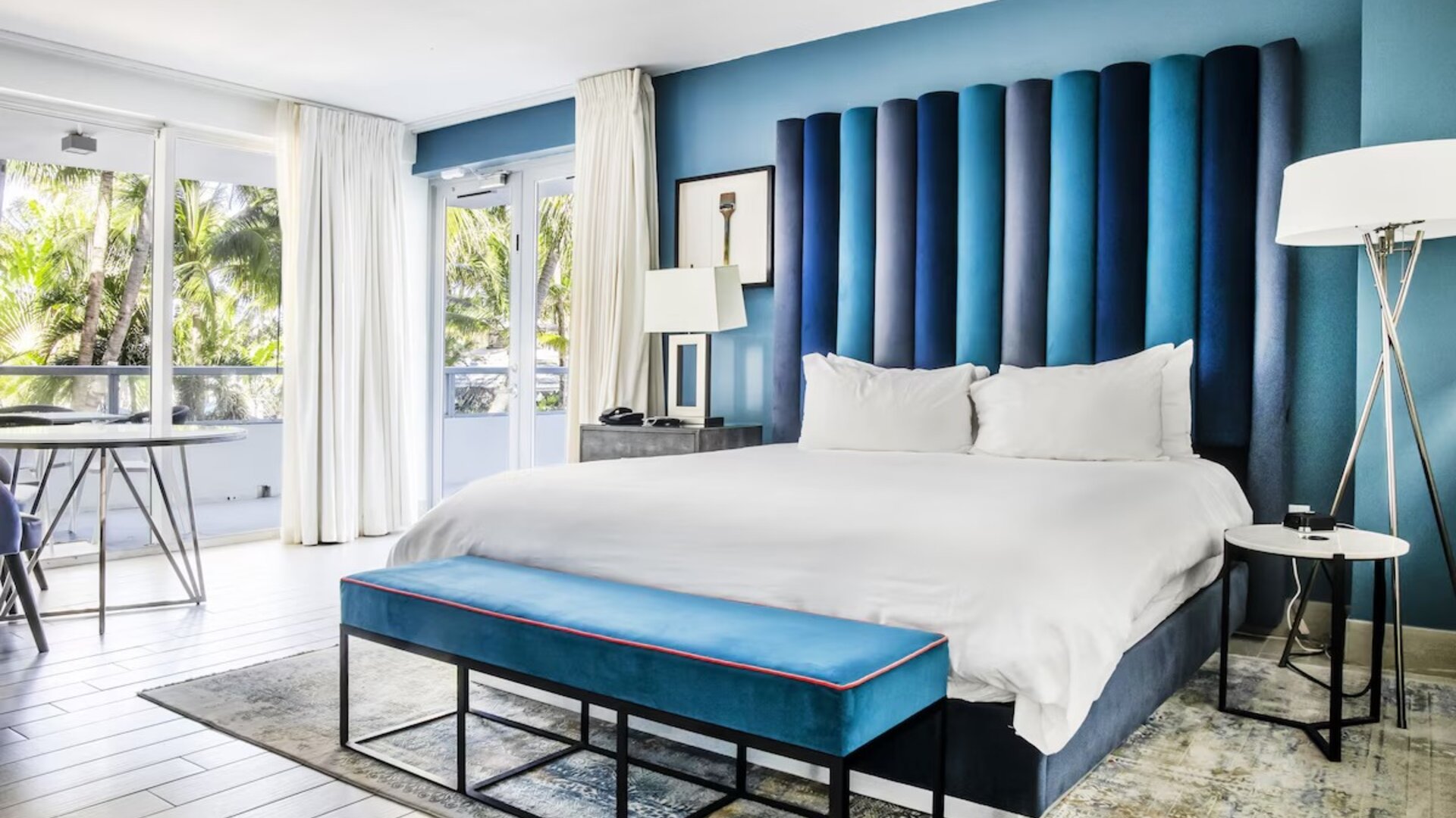 Day use room with balcony at The Sagamore Hotel South Beach.