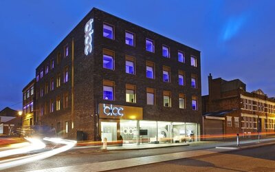 Hotel exterior at Bloc Hotel Birmingham.