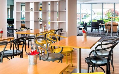 Workspace area at Ibis Styles Barnsley.