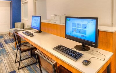 Business center available at Holiday Inn Express Newberg - Wine Country.