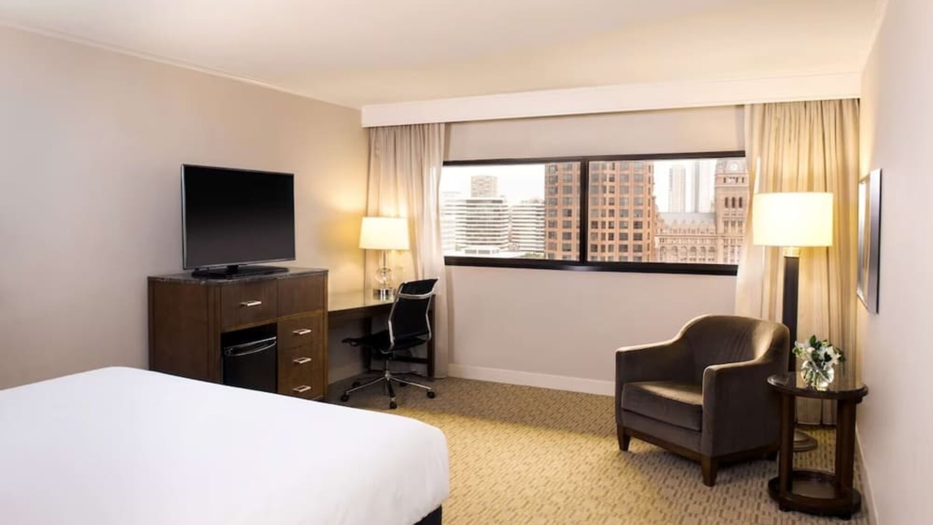 Day use room with work desk at Hyatt Regency Milwaukee.